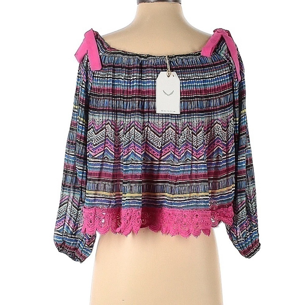 Free the Roses bohemian style blouse
